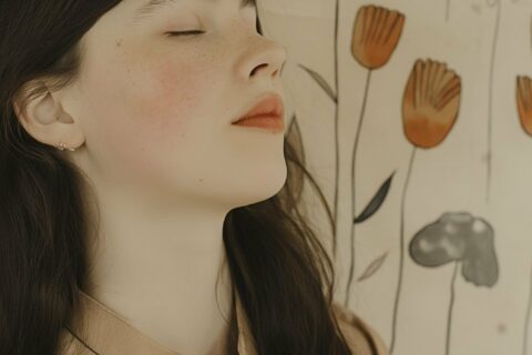 Serene Portrait of Young Woman