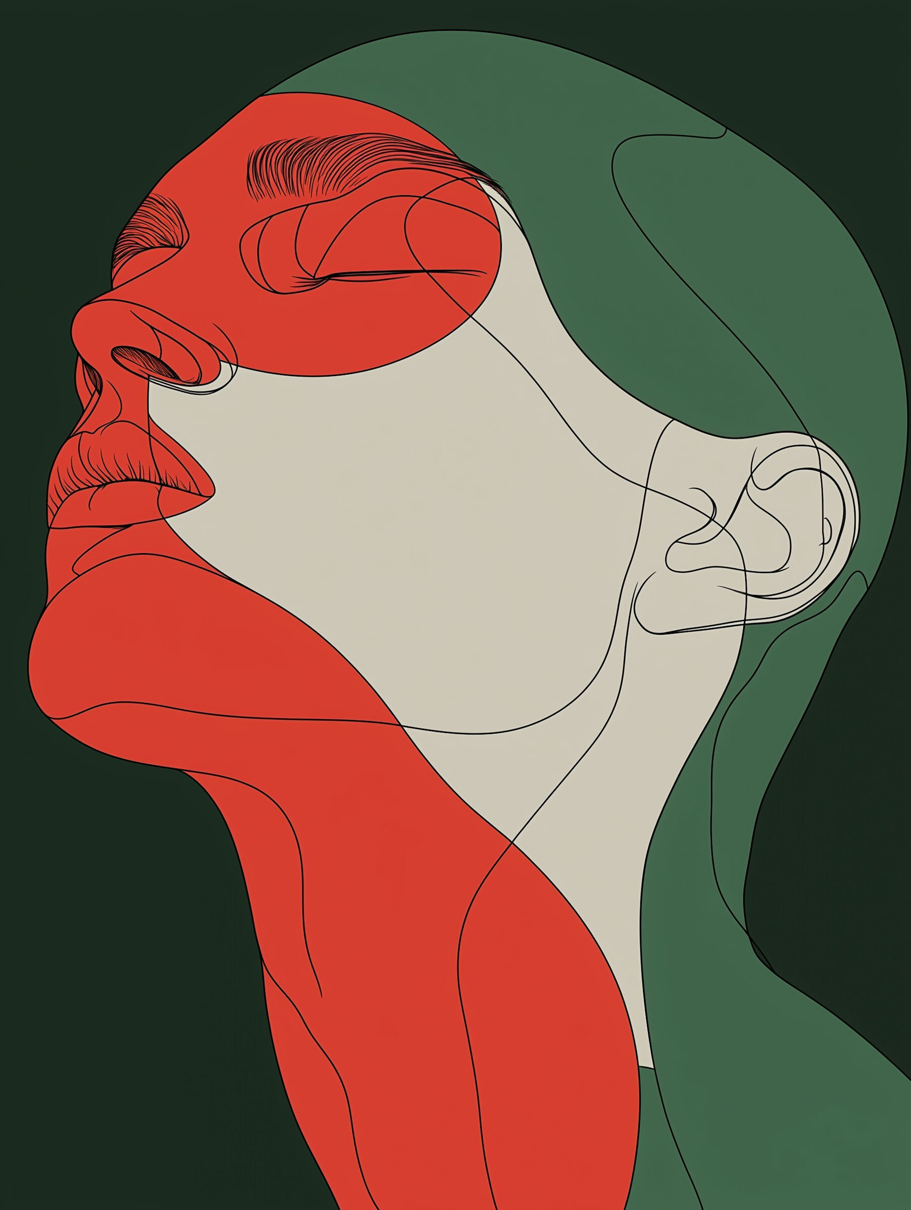 Abstract Profile Illustration Abstract Profile Illustration