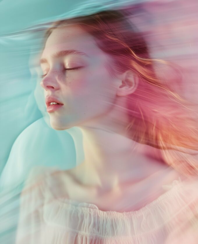 Serene Portrait of a Young Woman